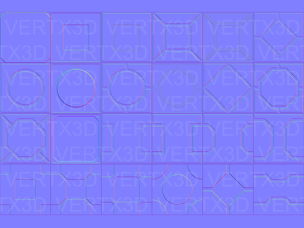 Sci-Fi Normal Maps Kit -Catalog preview- Texture_1