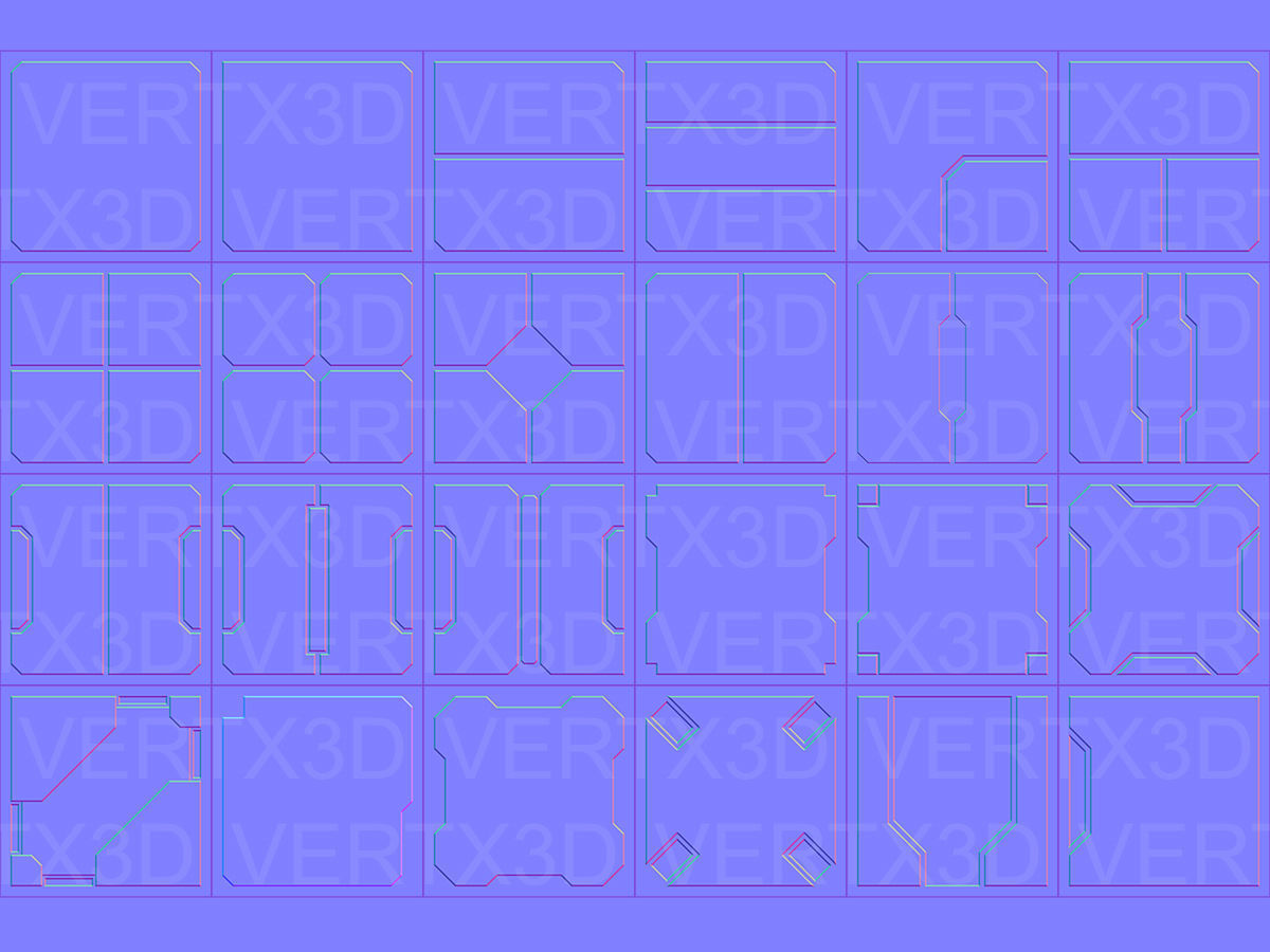 Sci-Fi Normal Maps Kit -Catalog preview- Texture_4