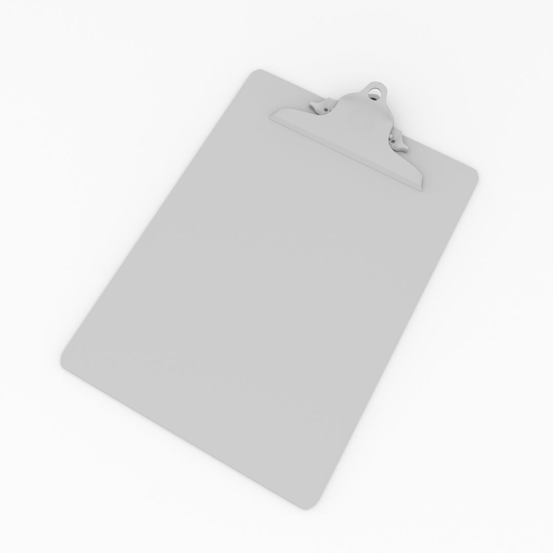 Clipboard 3D model_3
