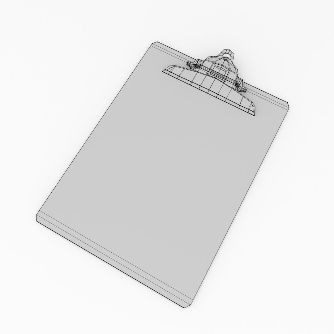 Clipboard 3D model_4