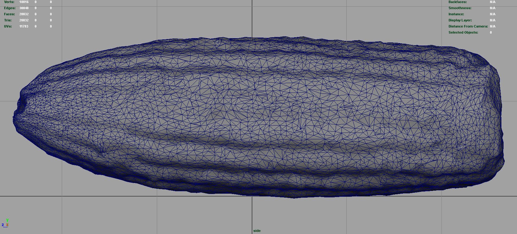 Ear of Corn Low-poly 3D model_5