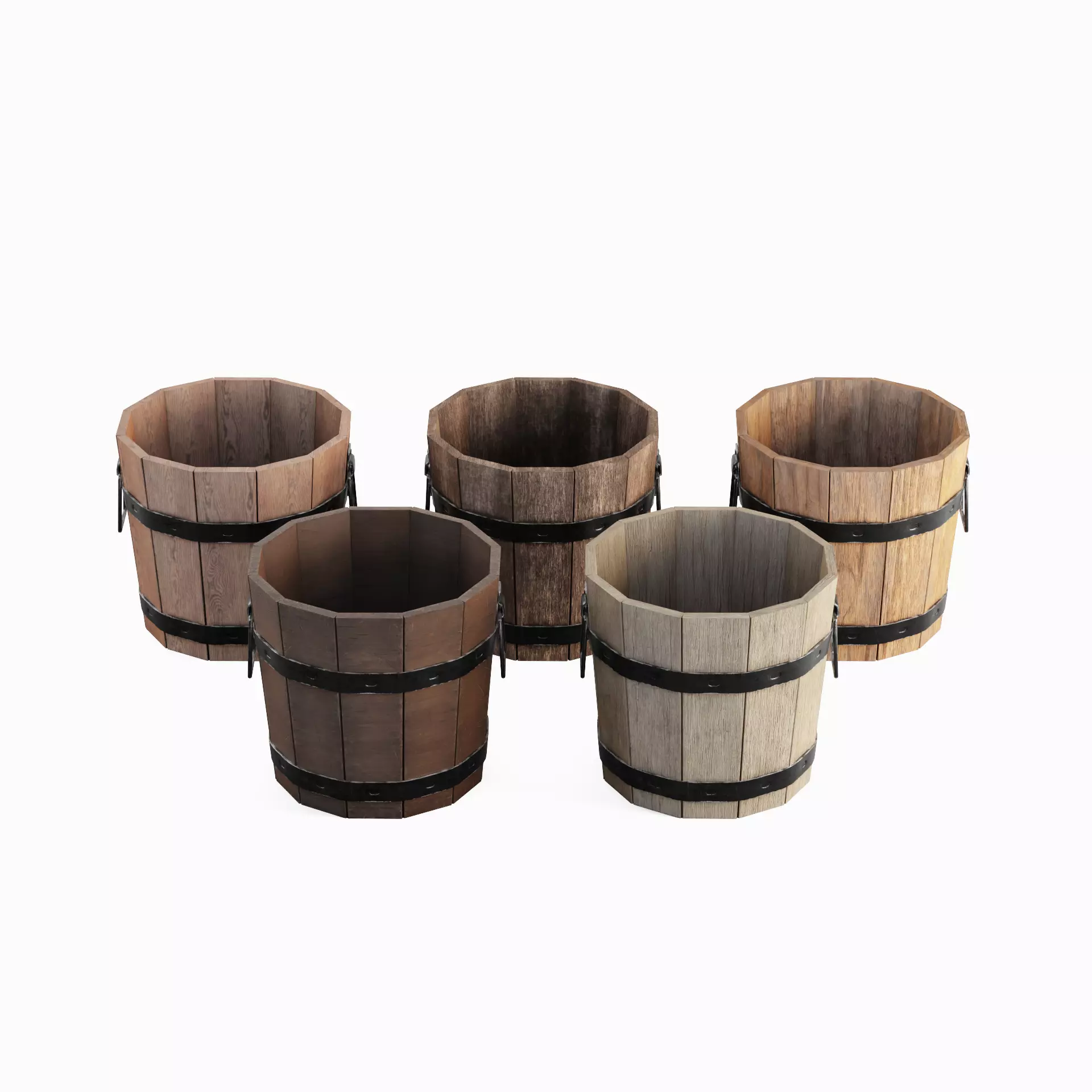 Wooden Bucket Pack B