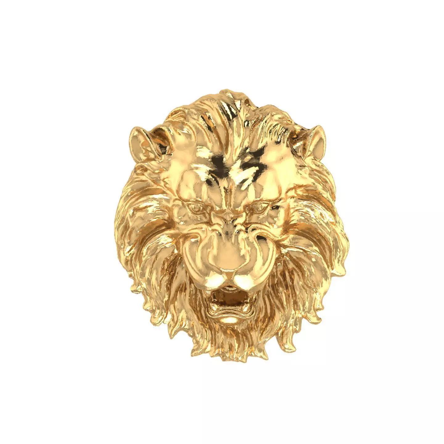 Lion sculpture 3D print model