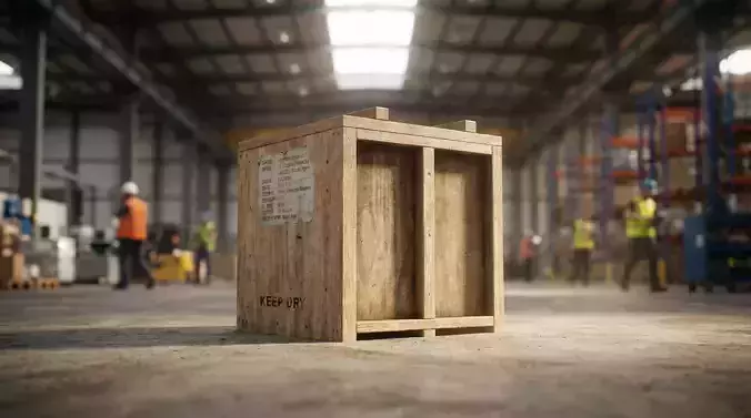 Small wooden box