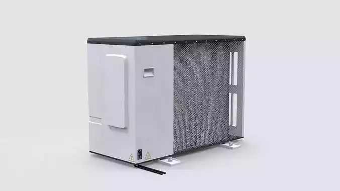 Generic Air Heat Pump T2 3D model 4