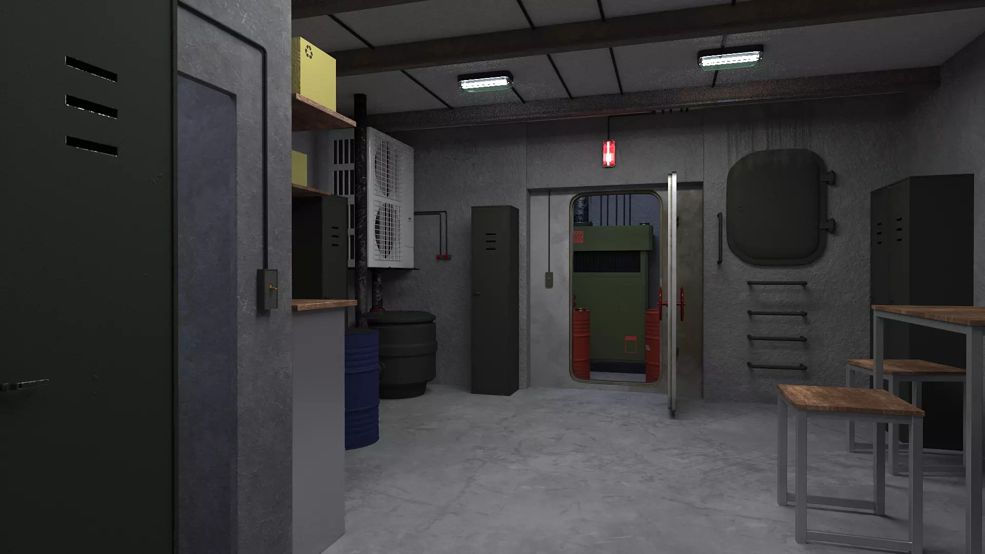 Fallout Shelter Interior 3D model