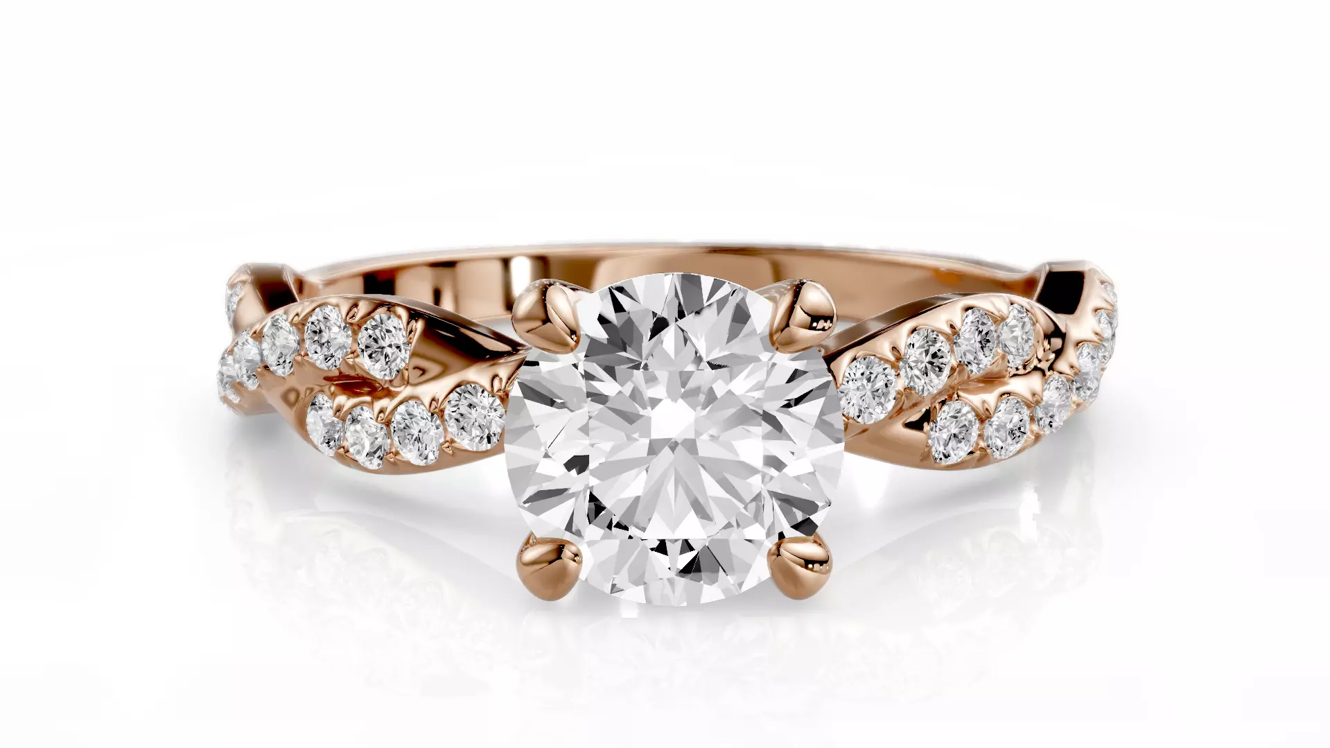 Engagement Ring Timeless 04 3D print model