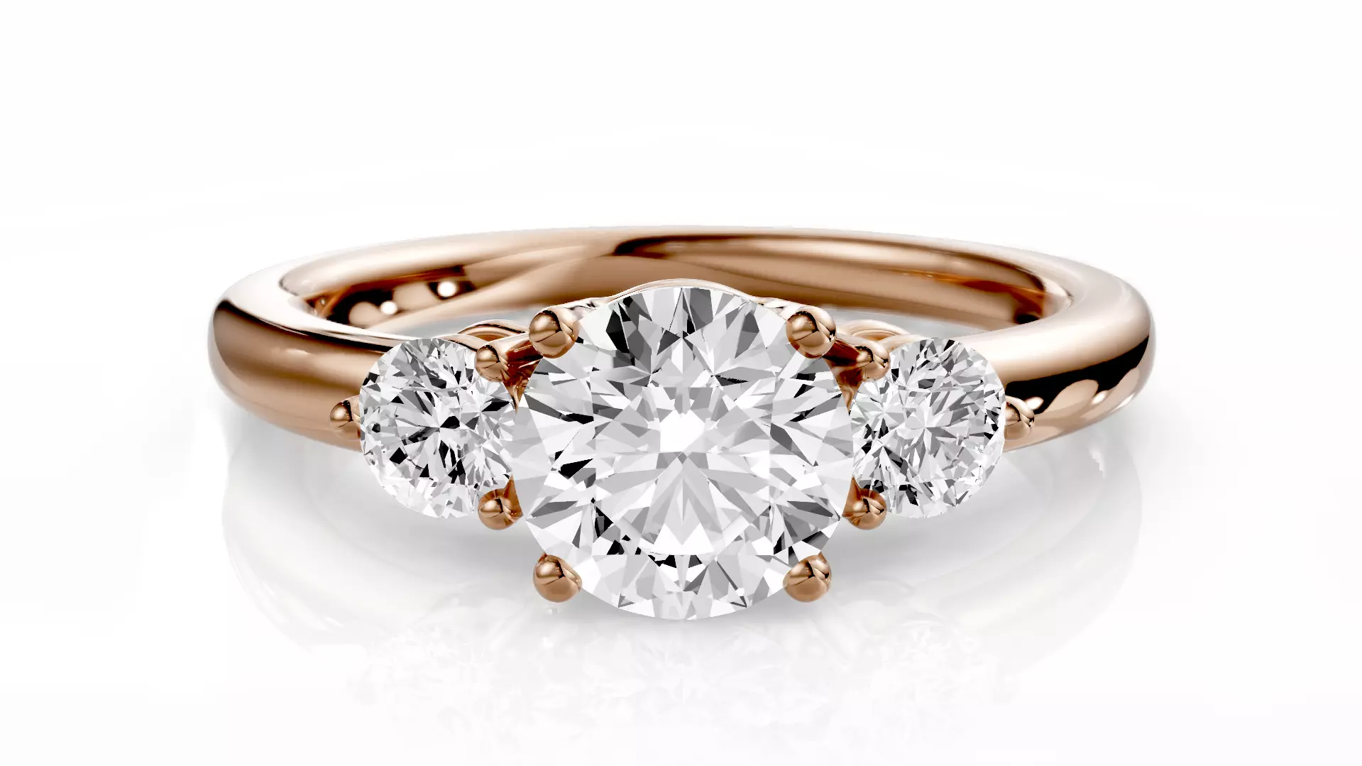 Engagement Ring Timeless 06 3D print model