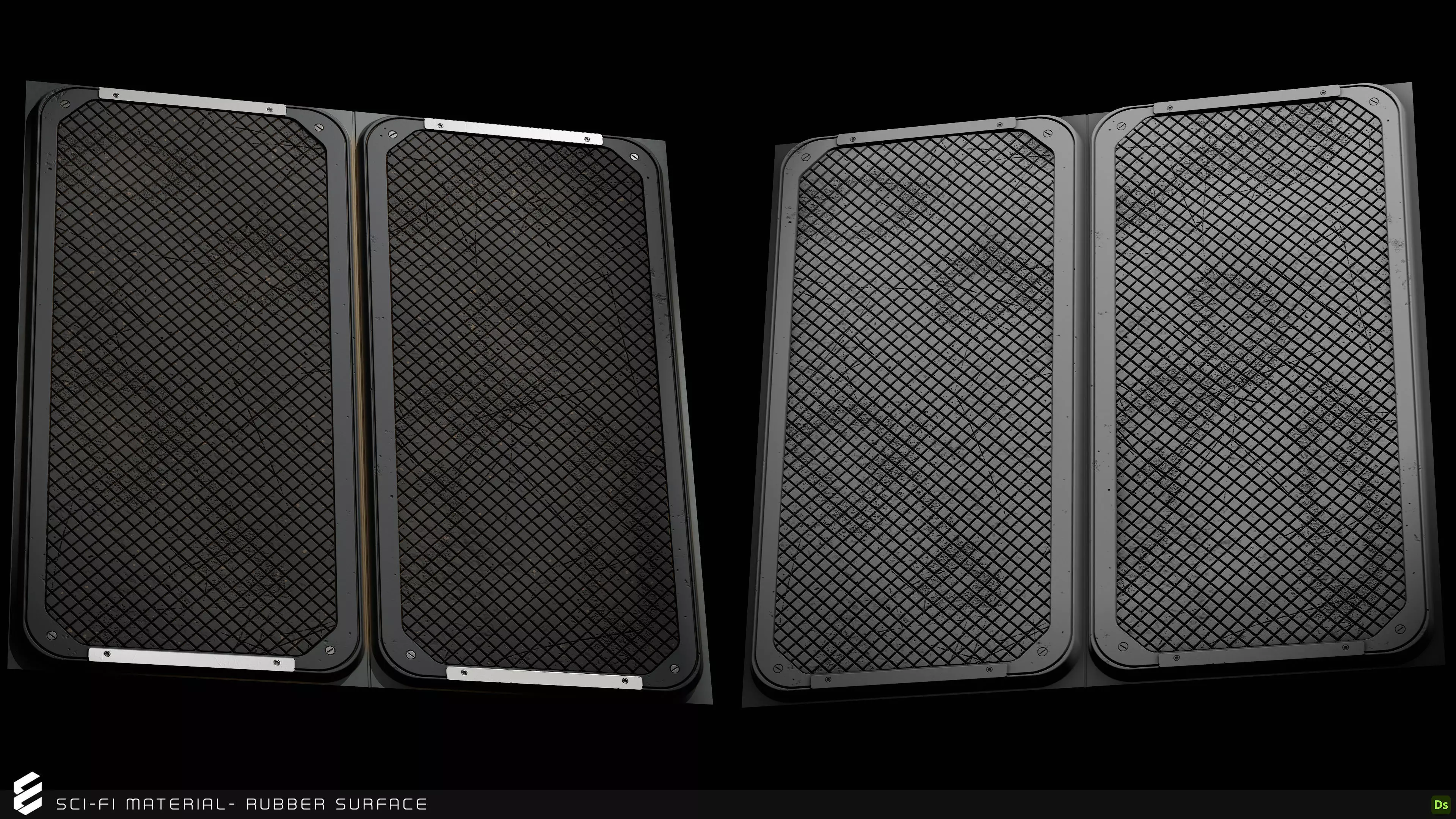 PBR Material -Rubber Surface Texture