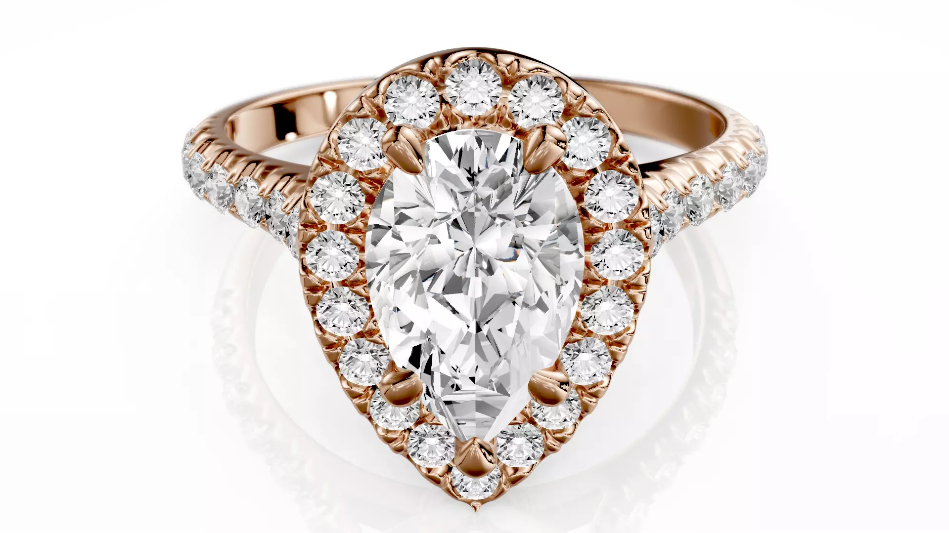 Engagement Ring Timeless 016 3D print model