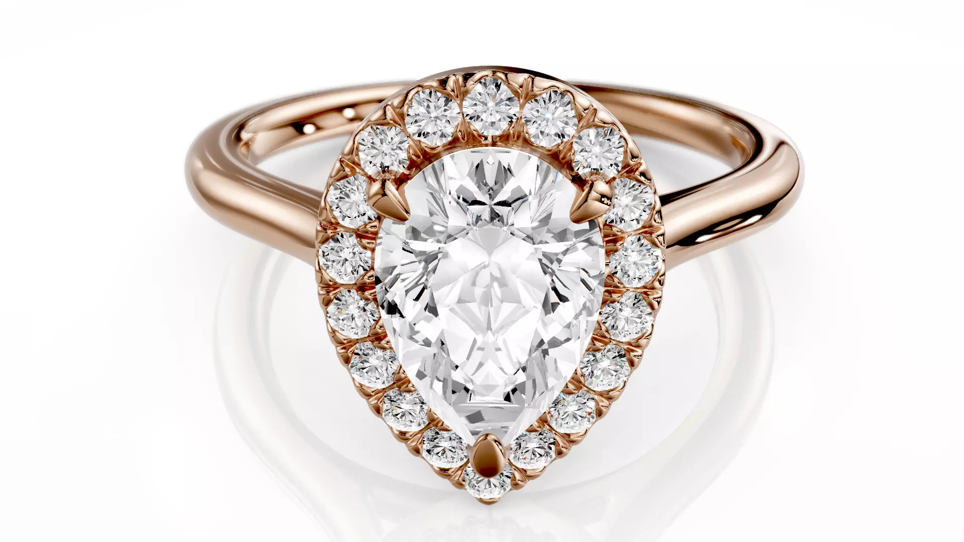 Engagement Ring Timeless 018 3D print model