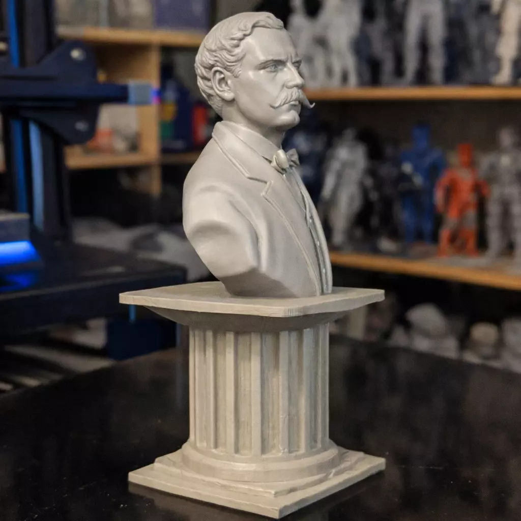 Georgi Rakovski 3D bust 3D print model