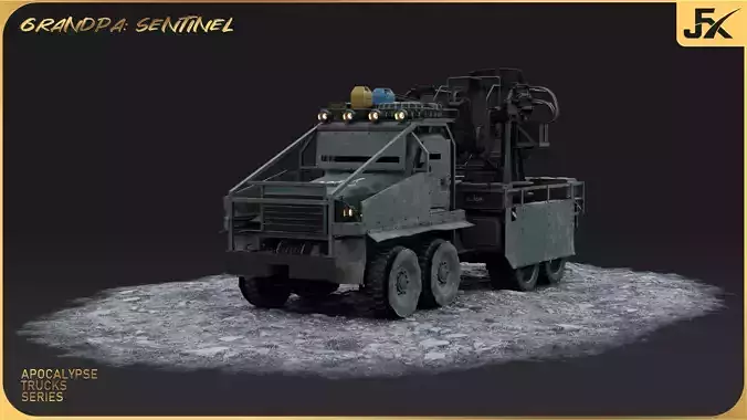 PBR-GrandPa Sentinel-PostApocalyptic Armed Truck