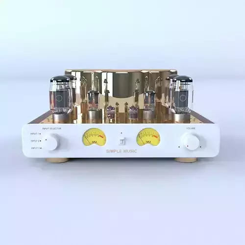 Tube Amplifier 3D model