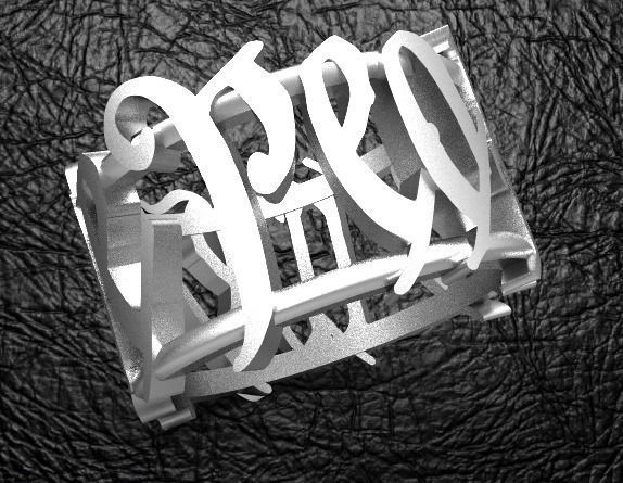 We The People Men s Ring  3D print model_2