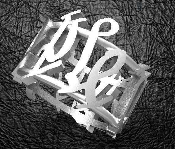 We The People Men s Ring  3D print model_3