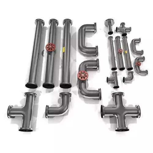 Pipes set of and fittings