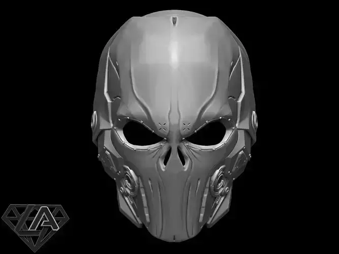 Sci-fi punisher helmet