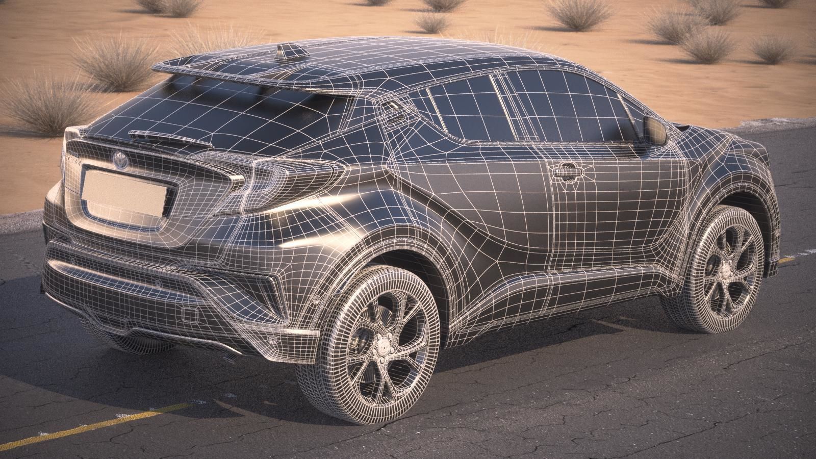 Toyota C-HR 2017 3D model_16