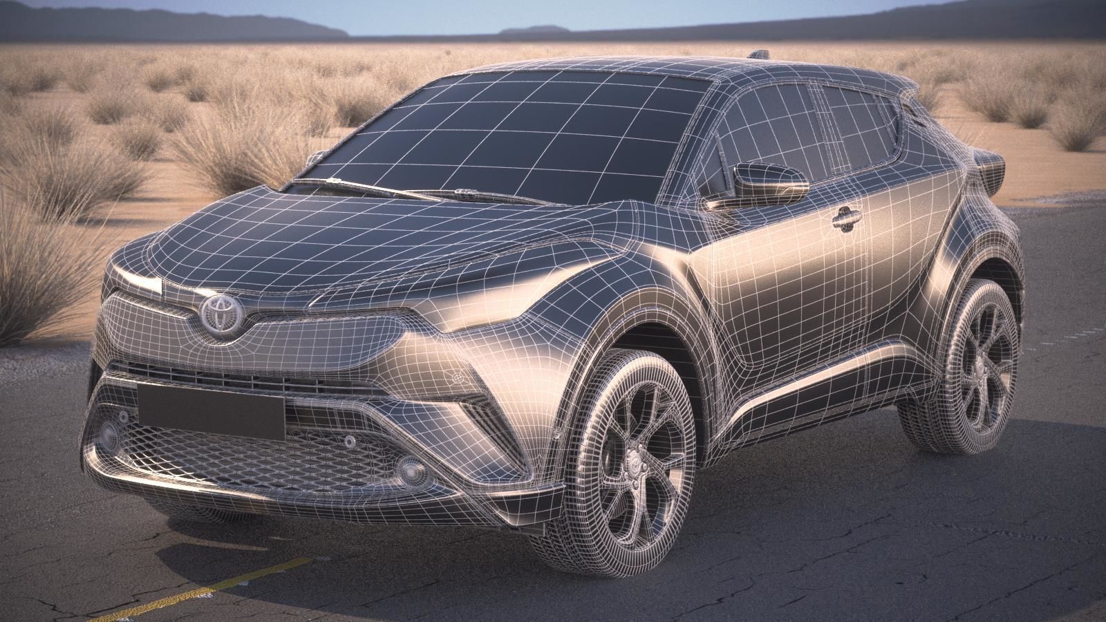 Toyota C-HR 2017 3D model_17