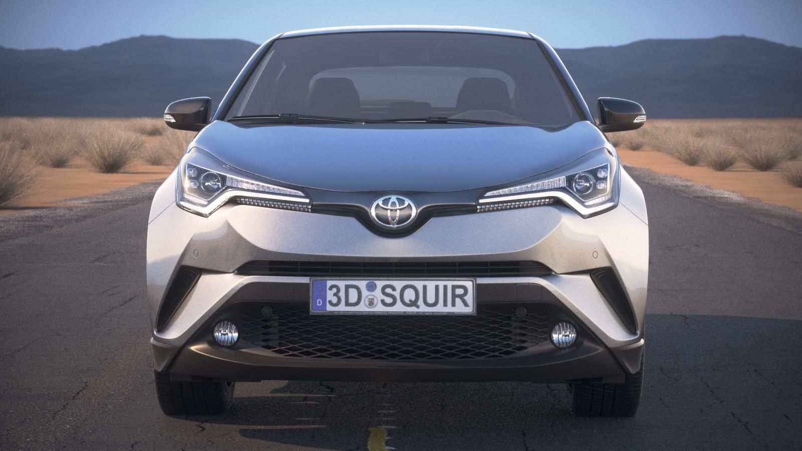 Toyota C-HR 2017 3D model_11