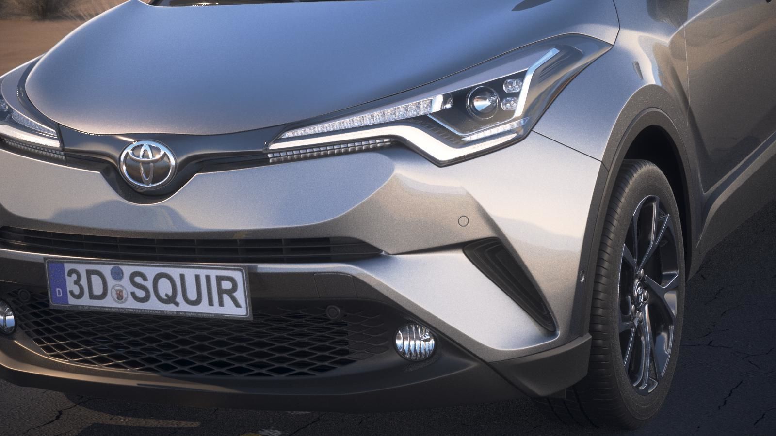 Toyota C-HR 2017 3D model_2