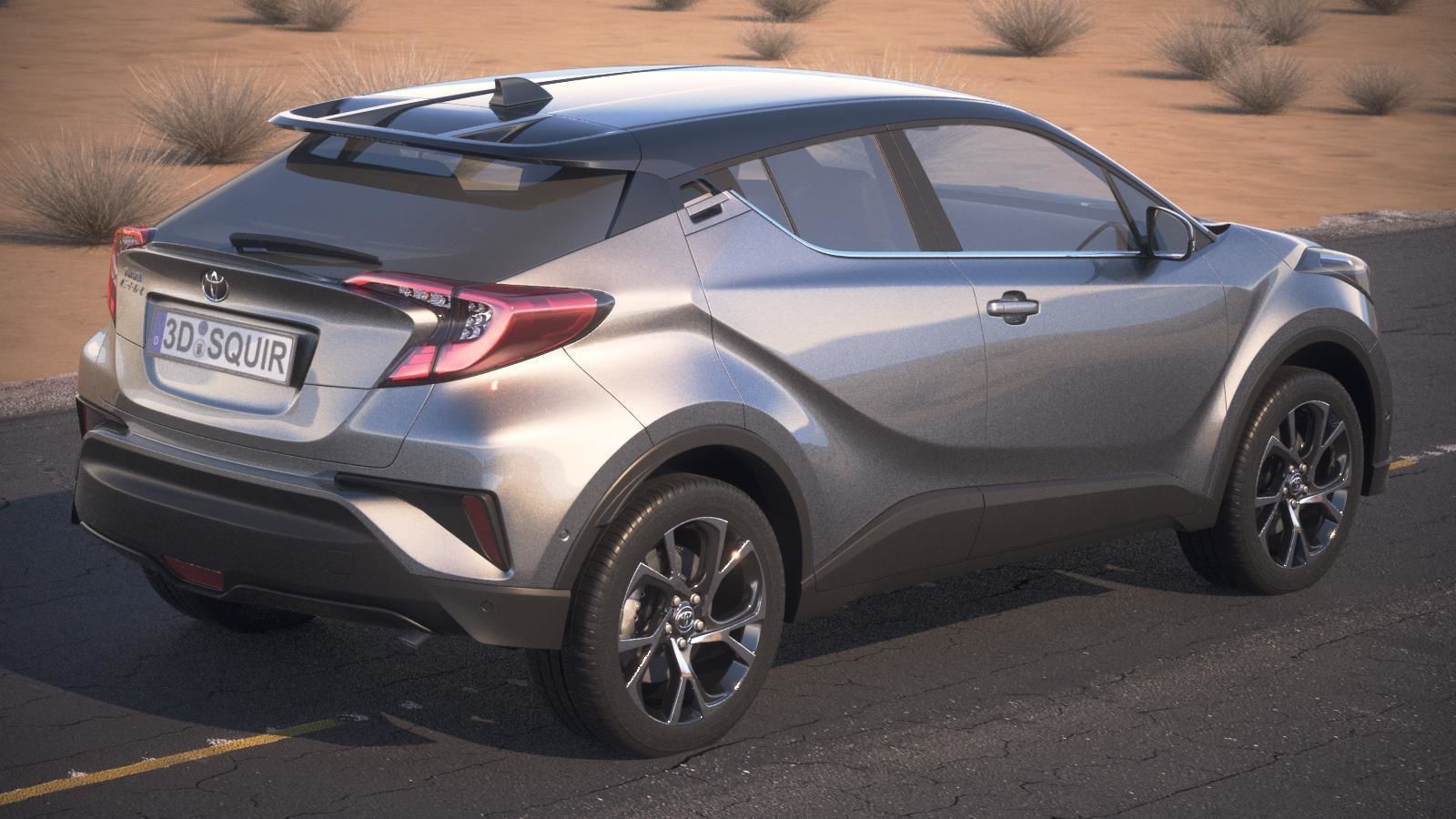 Toyota C-HR 2017 3D model_5