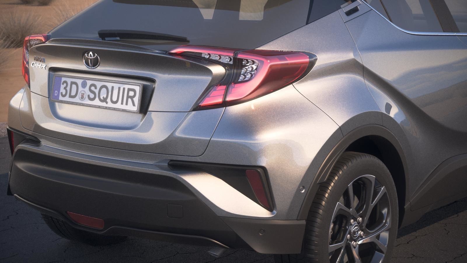 Toyota C-HR 2017 3D model_3