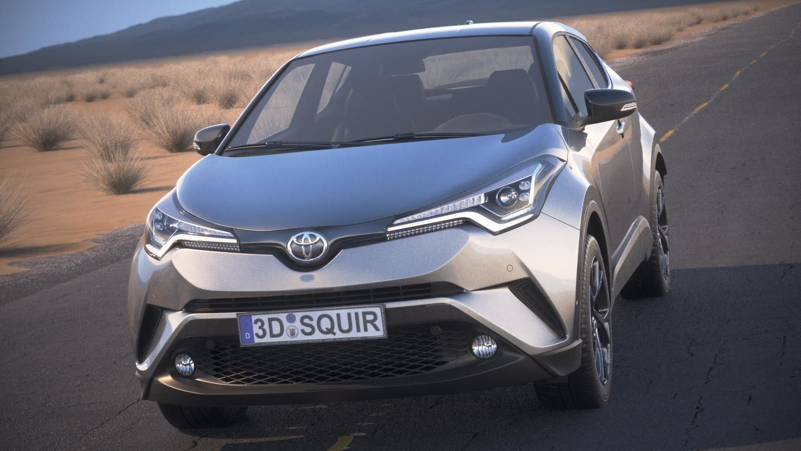 Toyota C-HR 2017 3D model_1