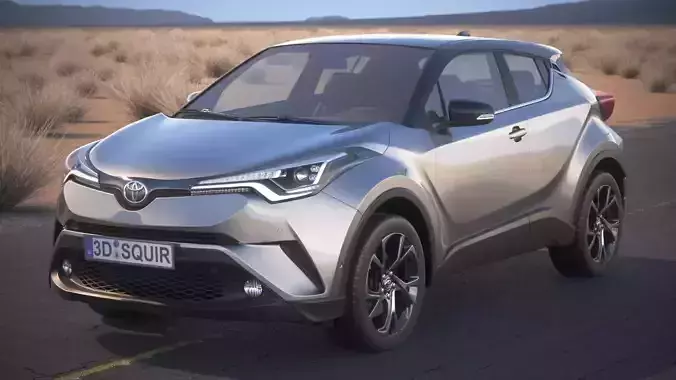 Toyota C-HR 2017 3D model