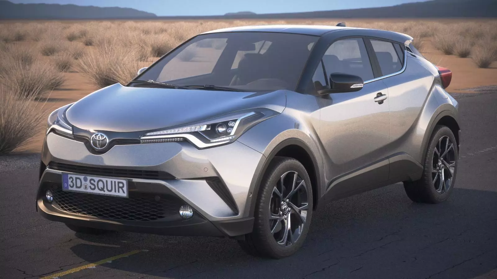 Toyota C-HR 2017 3D model_0