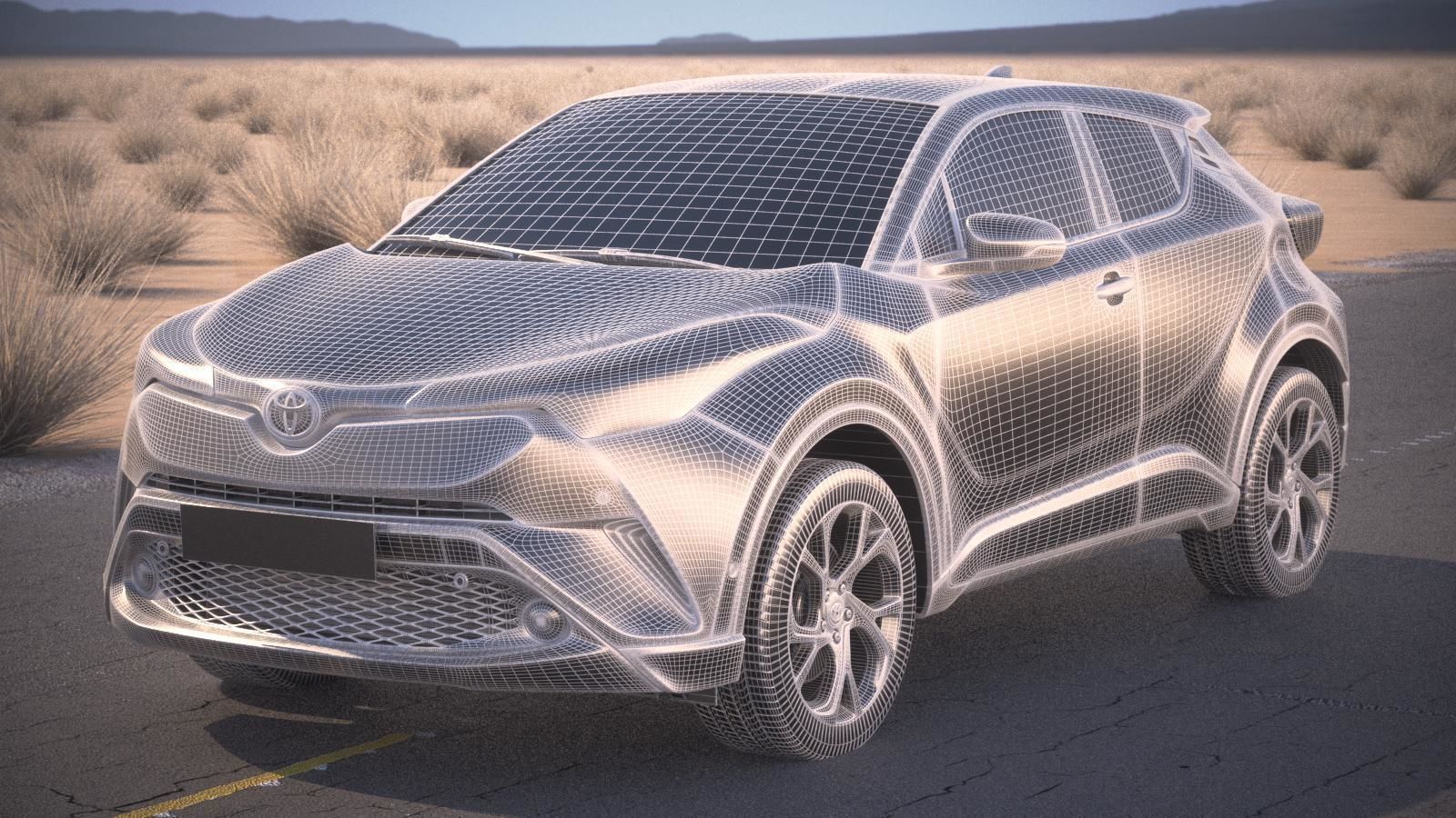 Toyota C-HR 2017 3D model_14