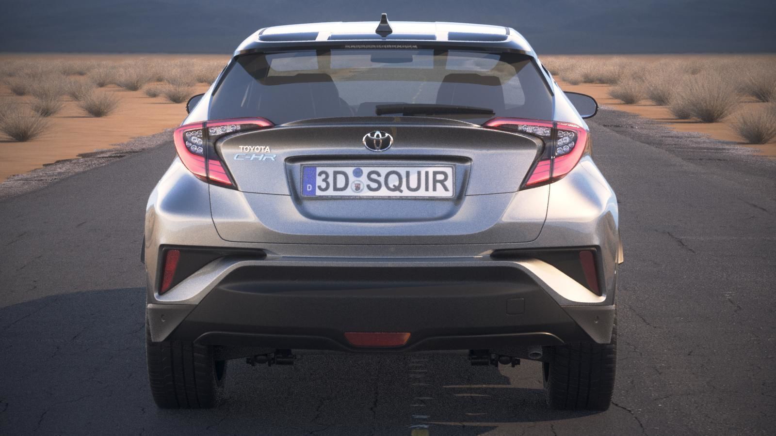 Toyota C-HR 2017 3D model_12