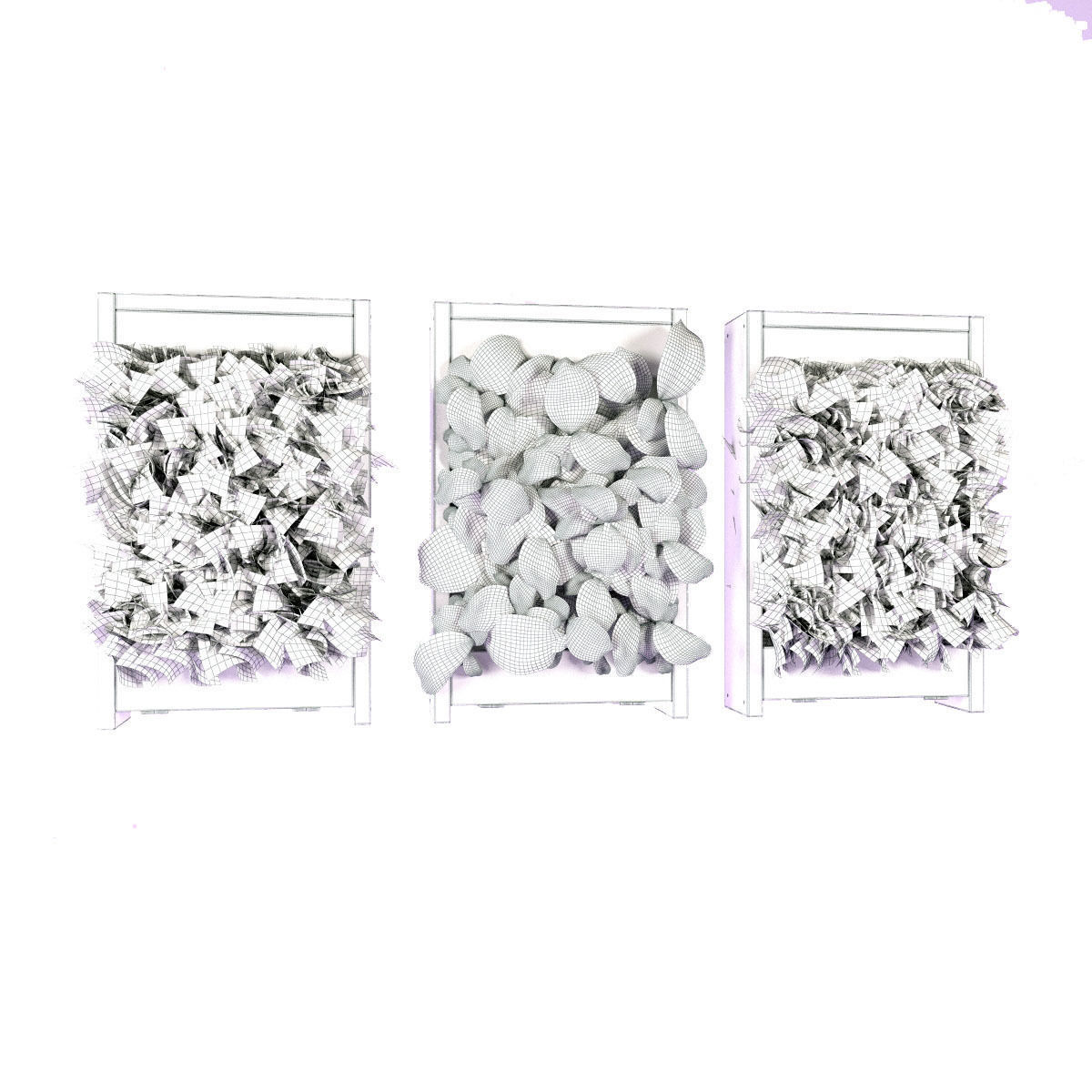 Plants bamboo plant in pot 3D model_16