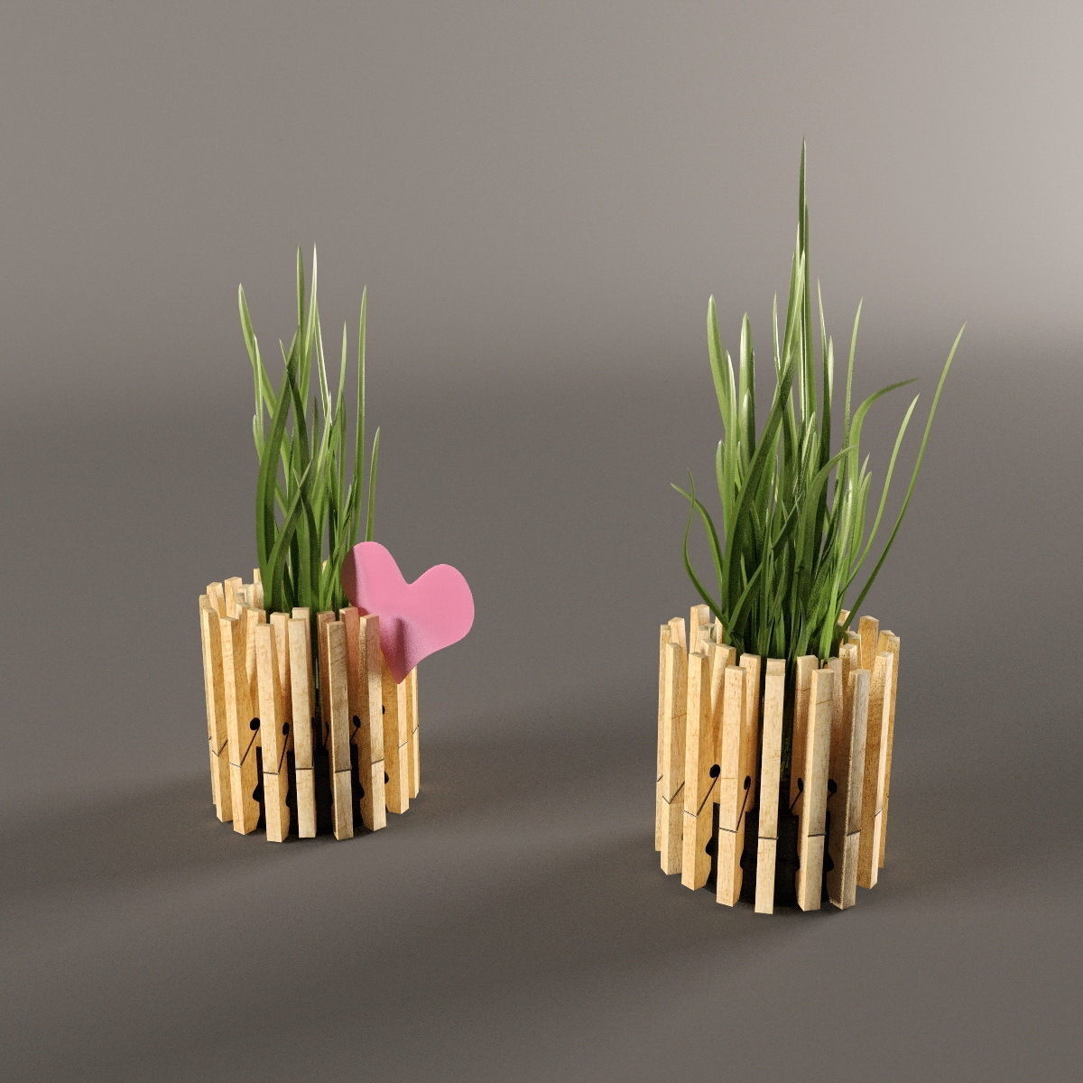 Plants bamboo plant in pot 3D model_21