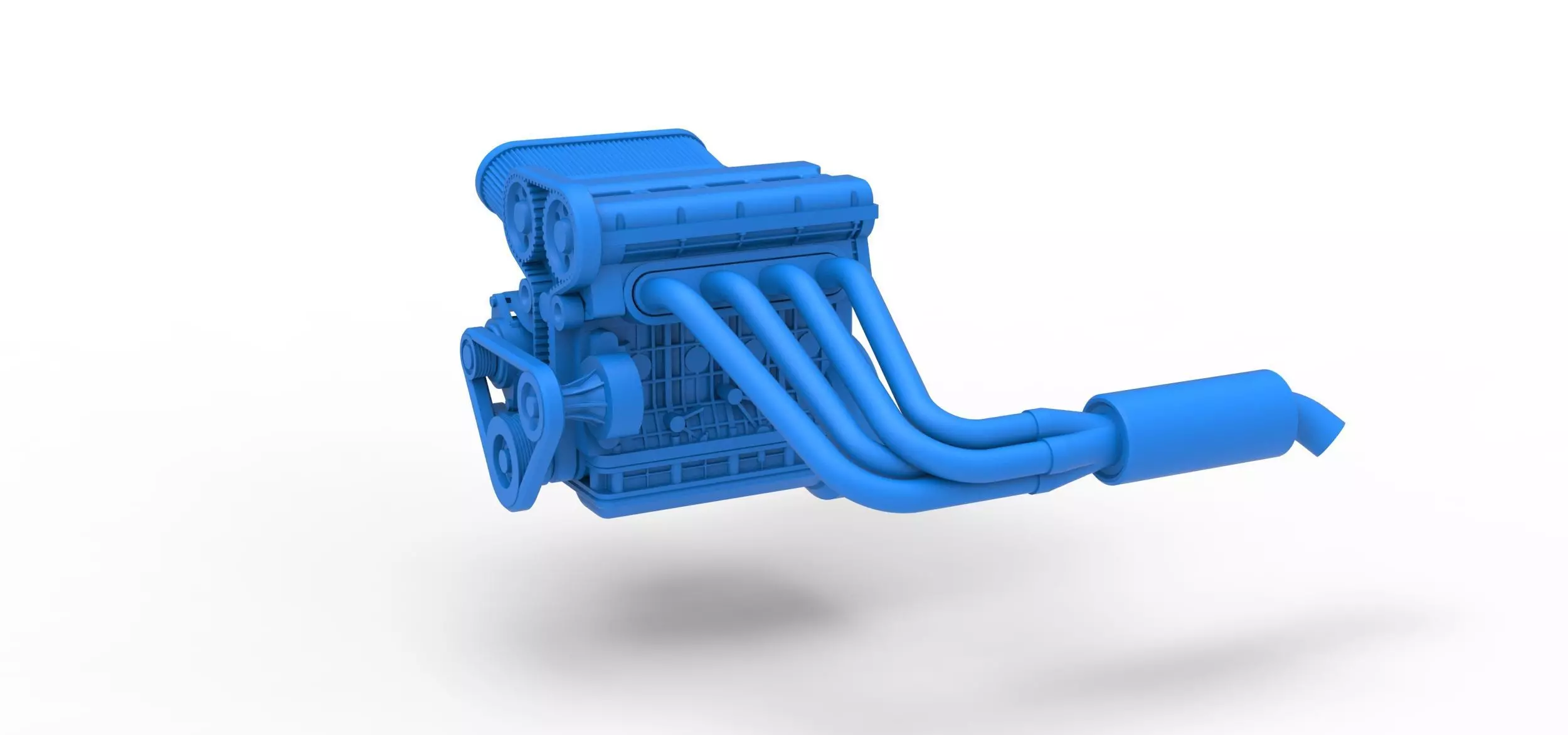 Engine of New Zealand Minisprint Scale 1 to 25 3D print model