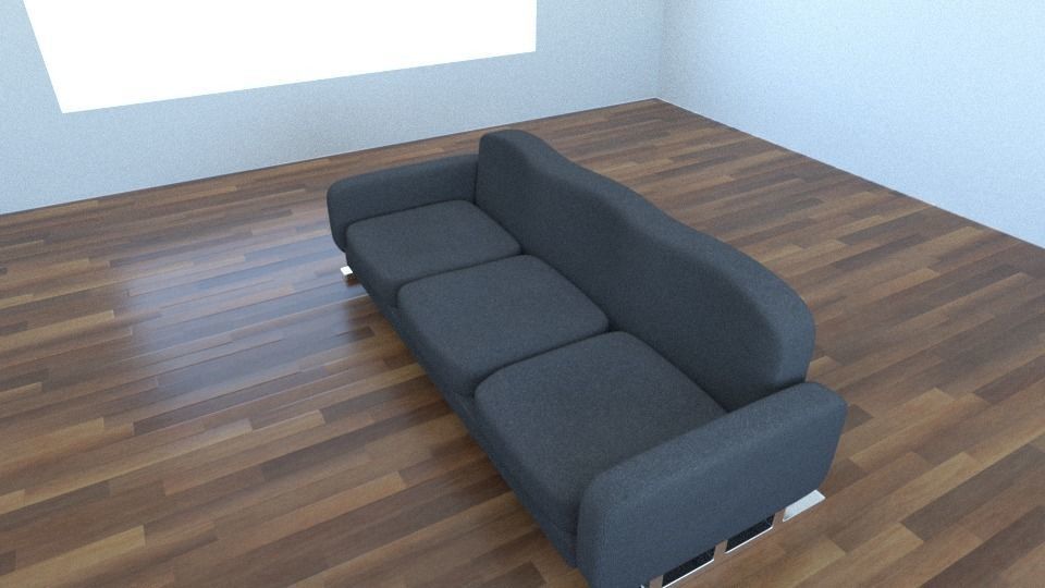 Couch chair 3D model_22