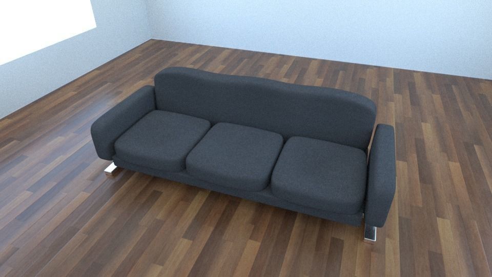 Couch chair 3D model_21