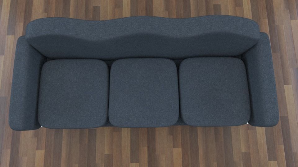 Couch chair 3D model_11