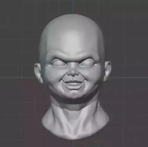 Chucky doll head - 3D Model 3D model 3D printable | CGTrader
