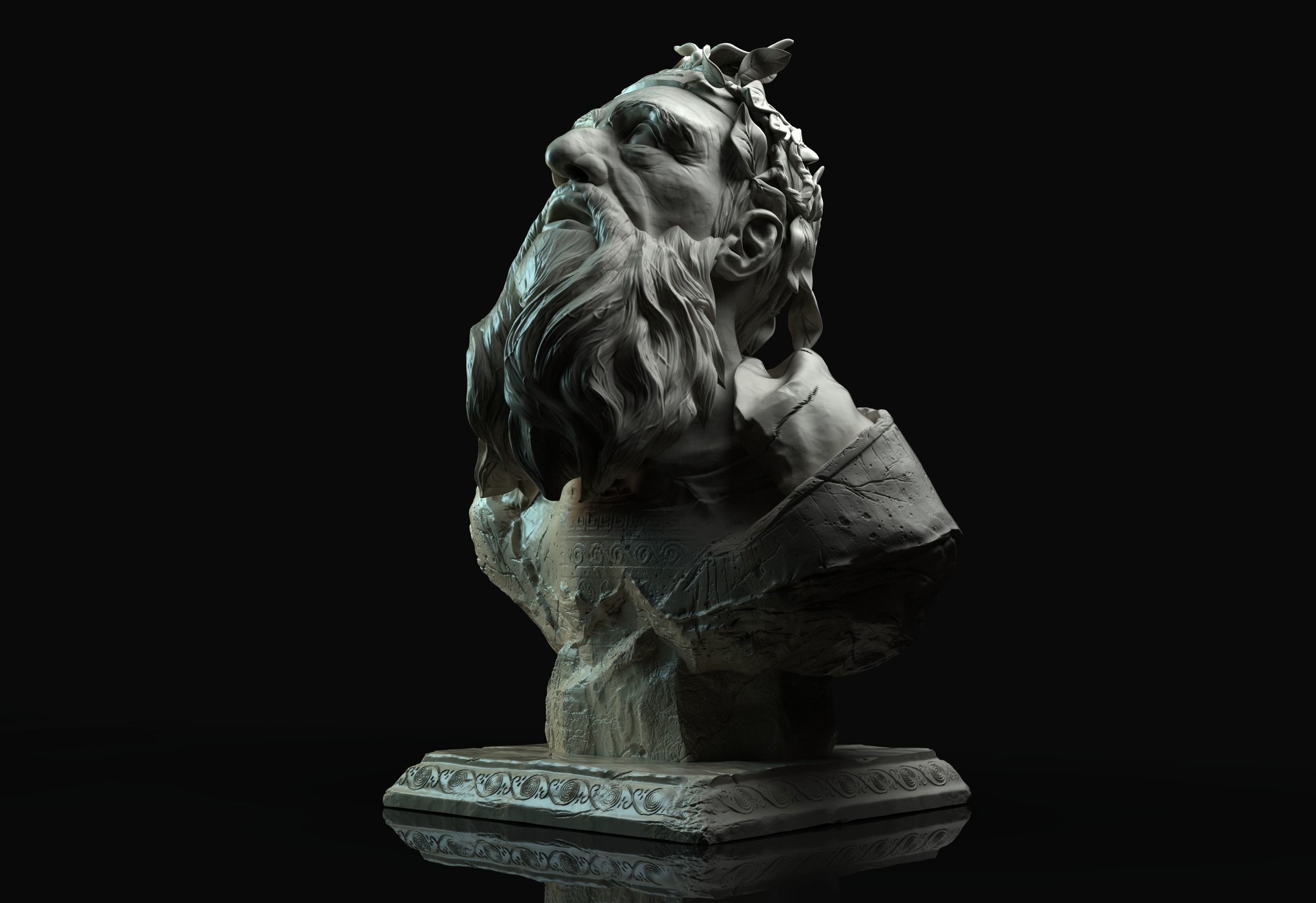 Chryses Bust 3D model_1