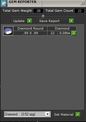Elipse Diamonds Pendant 3D print model_4
