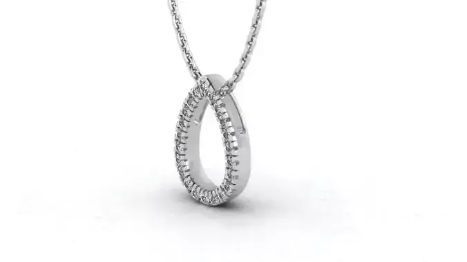 Elipse Diamonds Pendant