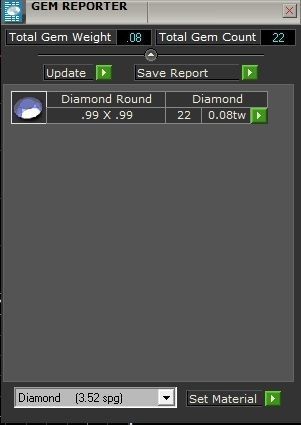 Elipse Diamonds Pendant 3D print model_27