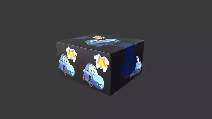 Toy Packet 02 Low-poly 3D model 3