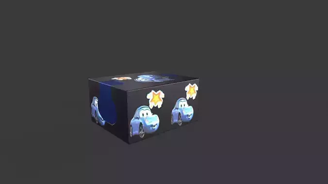 Toy Packet 02 Low-poly 3D model 4