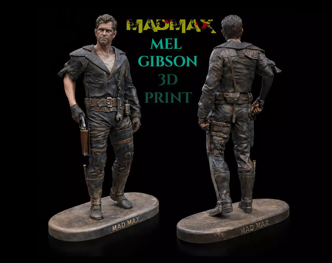 Mad Max Mel Gibson 3D print model