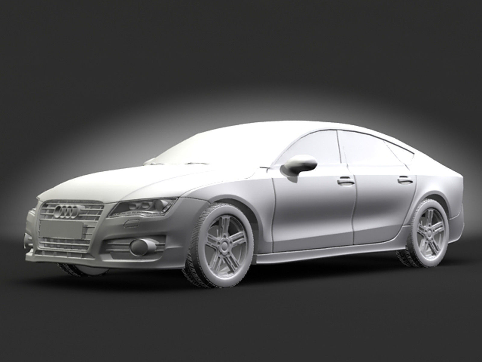 Audi A7 3D model_7