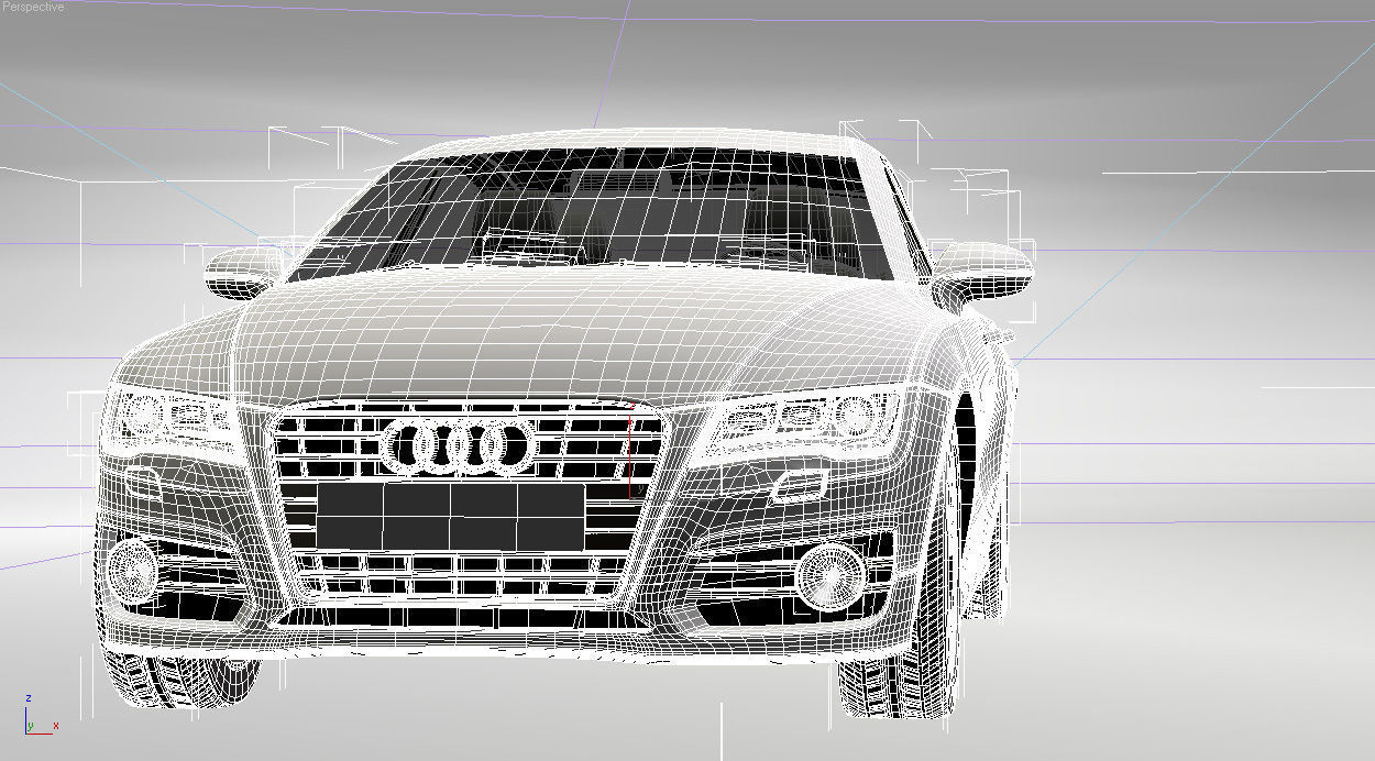 Audi A7 3D model_4