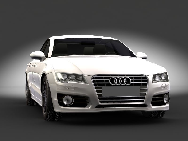 Audi A7 3D model_3